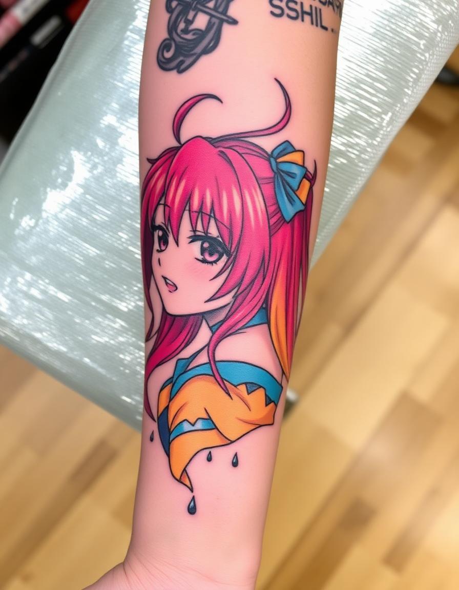 Anime girl ilustrativo