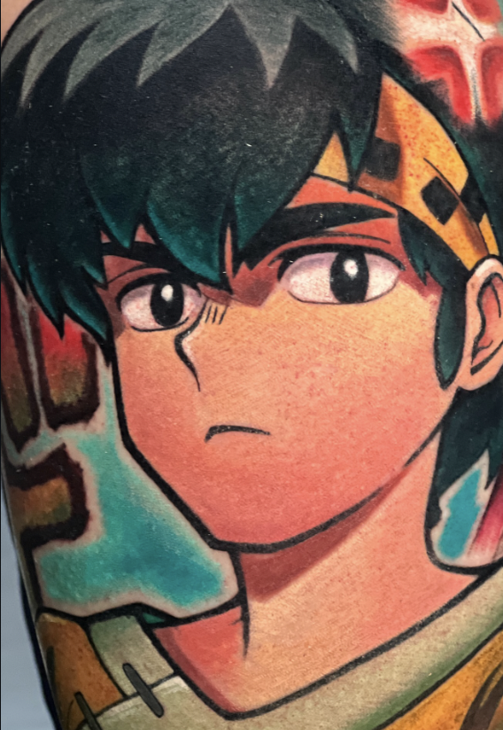 Post de Instagram — retrato anime full color
